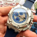 Audemars Piguet  Royal Oak   3126 Automatic Movement Blue 44mm Watch